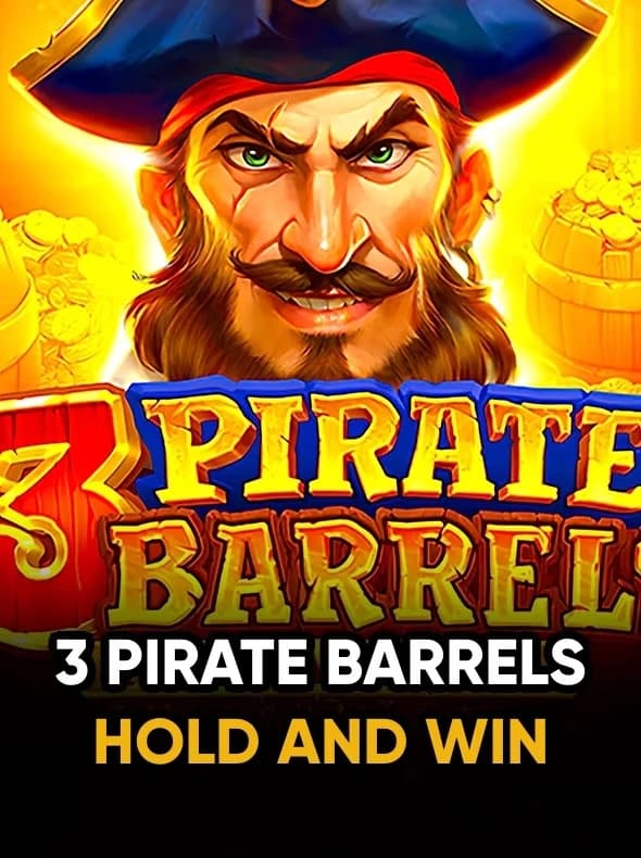 3 Pirate Barrels: Hold and Win